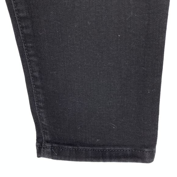 Joe's Jeans Flawless Women's Sz 32 The Charlie High Rise Skinny Jeans Black Lace - Picture 6 of 7
